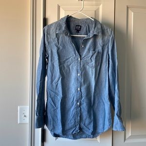 GAP Chambray Shirt, Size Small